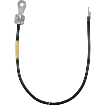 Kabel uziemiający 10 mm2 / dł. 0,6 m (kolor czarny) (410606)