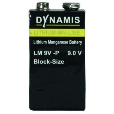 Bateria 9 V, litowa, 1300 mAh, temperatura pracy do 80°C (923099)