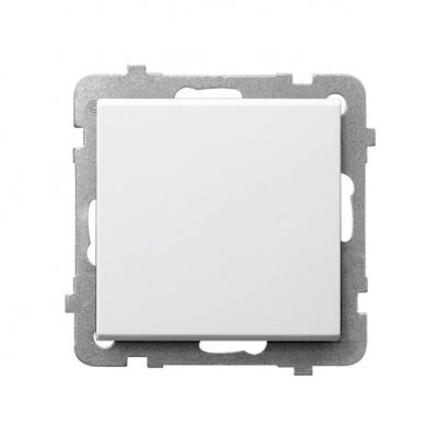 SONATA Przycisk pojedynczy zwierny biały mat ŁP-21R/m/75 OSPEL (ŁP-21R/m/75)