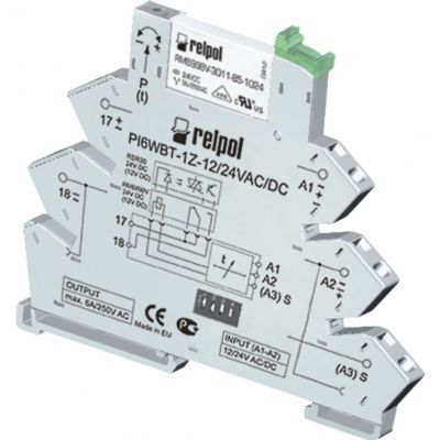 RELPOL Przekaźnik Czasowy  PIR6WBT-1Z-12VAC/DC-C 857689 (857689)