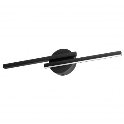 TEKANO LED 14W, lampa nad lustro, 1540lm, 4000K, IP44, dł. 55 cm, aluminium, czarna (AD-OM-6517L4/B)