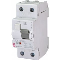 Wyłącznik różnicowonadprądowy KZS-2M 1P+N C40A 30mA typ G/KV 002174128 ETI (002174128)