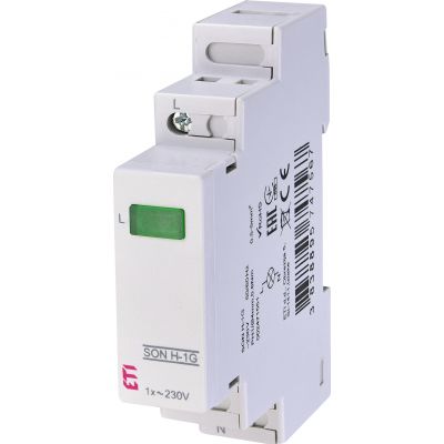 Sygnalizator obecności napięcia (1 x zielona LED) SON H-1G 002471551 ETI (002471551)