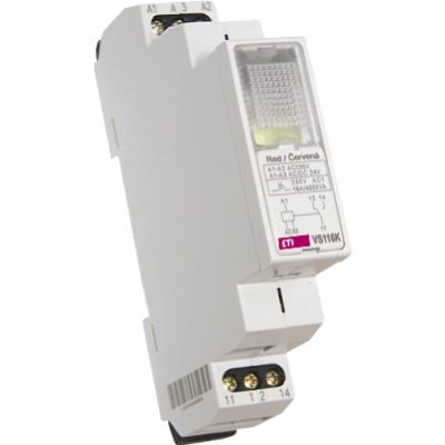 Przekaźnik inst. - z lampką sygnalizacyjną białą VS316K/24 white 002471225 ETI (002471225)