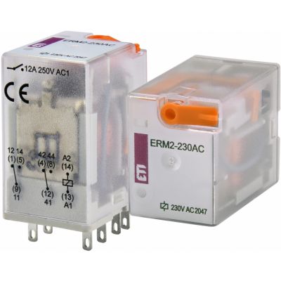 Przekaźnik 2 stykowy 230V AC ERM2-230AC 002473004 ETI (002473004)