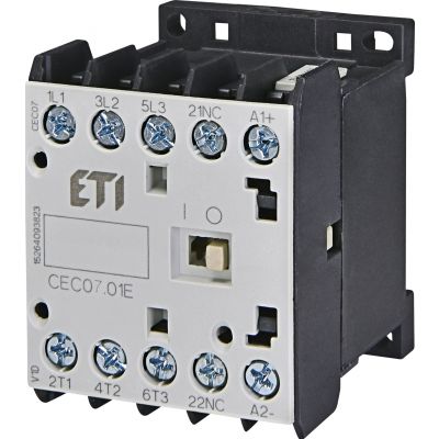 Stycznik silnikowy miniaturowy CEC07.01 24V-DC 004641101 ETI (004641101)