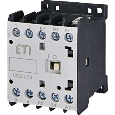 Stycznik silnikowy miniaturowy CEC07.PR 24V-DC 004641214 ETI (004641214)