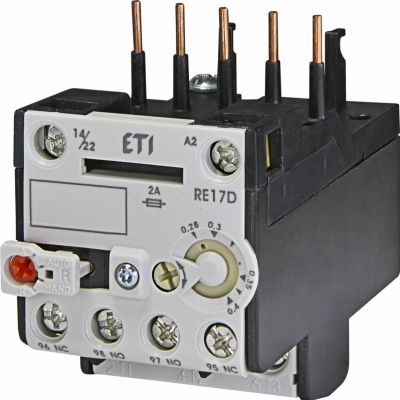 Przekaźnik termiczny RE17D-0,4 0,28-0,4A 004641400 ETI (004641400)