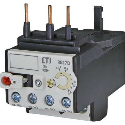 Przekaźnik termiczny RE27D-0,4 0,28-0,4A 004642400 ETI (004642400)