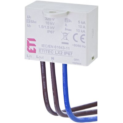 Ogranicznik przepięć - do źródeł światła LED ETITEC LX2 IP67 002442984 ETI (002442984)