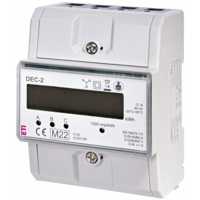 Wskaźnik zużycia energii 3-fazowy DEC-2 004804051 ETI (004804051)