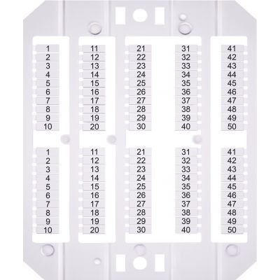 Oznacznik 1-50 (500 szt.) ESP-SHZ/1/1_50 003903197 ETI (003903197)