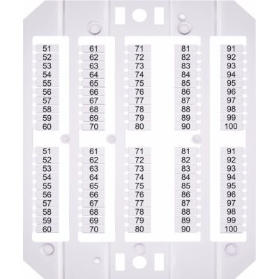 Oznacznik 51-100 (500 szt.) ESP-SHZ/1/51_100 003903198 ETI (003903198)