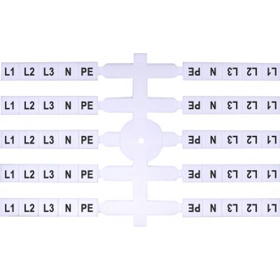 Oznacznik elastyczny (40 x 5szt.) EO3 L1,L2,L3,N,PE 003901816 ETI (003901816)