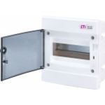Rozdzielnica podtynkowa 1x8 drzwi transparentne ECM8PT 001101010 ETI (001101010)