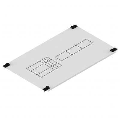 Osłona 1xEB2/ED2 125,160,250A 3,4P i 12 mod. 500x300  CP 2-2 E12 M 001101483 ETI (001101483)