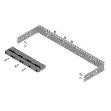 Wspornik z nośnikiem BBS 4P szerokość 2 (500) do szyn prądowych o rozstawie 60 mm montaż szyn w pionie na WP-A/WP-T LG-B60-V2 P4 001341704 ETI (001341704)