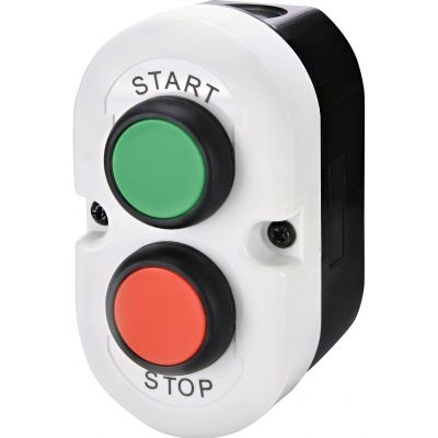 Kaseta szaro-czarna, START 1NO przycisk zielony, STOP 1NC przycisk czerwony ESE2-V4 004771442 ETI (004771442)
