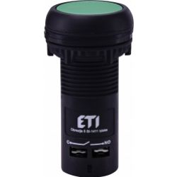 Przycisk kompaktowy z guzikiem krytym, 1NO, zielony ECF-10-G 004771451 ETI (004771451)