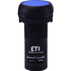 Przycisk kompaktowy z guzikiem krytym, 1NO, niebieski ECF-10-B 004771454 ETI (004771454)