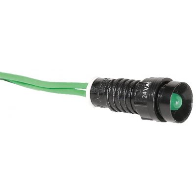 Lampka sygnalizacyjna LED D=5mm zielona 24V AC LS LED 5 G 24AC 004770801 ETI (004770801)