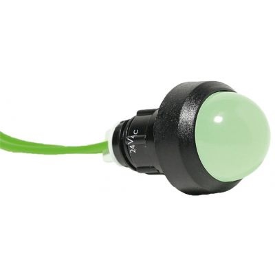 Lampka sygnalizacyjna LED D=20mm zielona 24V AC LS LED 20 G 24VAC 004770813 ETI (004770813)