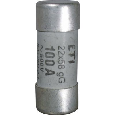 Wkładka topikowa cylindryczna z wybijakiem CH22x58/P gG 32A 690V 1443032 006711011 ETI (006711011)