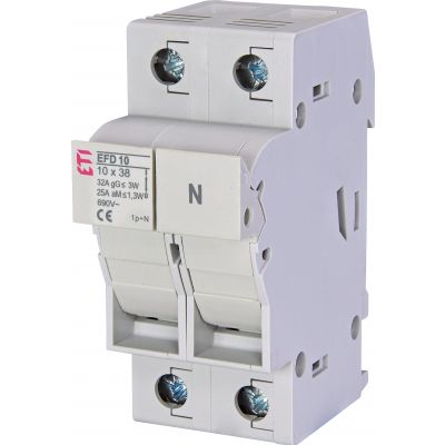 Rozłącznik bezpiecznikowy EFD 10 1P+N 002540002 ETI (002540002)