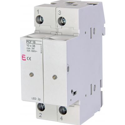 Rozłącznik bezpiecznikowy PCF 10 2P LED 002550013 ETI (002550013)