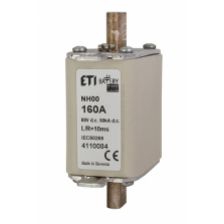 Wkładka topikowa NH do ochrony akumulatorów, magazynów energii DC NH00 gBat 160A 80V DC 004110084 ETI (004110084)