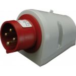 32A 400V 3P+N+PE,Wtyk odbiornikowy stały ze zwrotnicą faz IP44 EPO 3253 004482065 ETI (004482065)