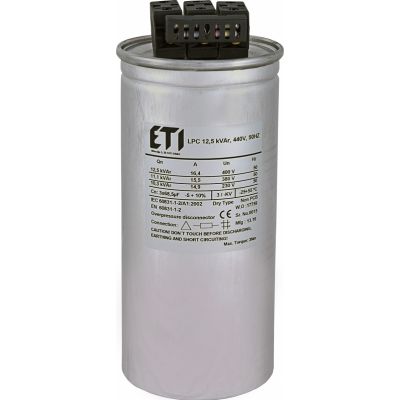 Kondensator LPC 12.5 kVAr, 440V, 50Hz 004656761 ETI (004656761)