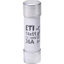 Wkładka topikowa cylindryczna PV CH14x51 gPV 32A 1000V DC 002637111 ETI (002637111)