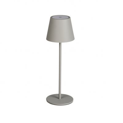 INITA LED IP54 GR Lampka stołowa bezprzewodowa INITA LED IP54 GR barwa ciepłobiała 3000K max 138Lm k (36326)