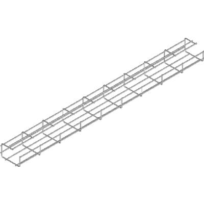 Korytko kablowe siatkowe 100x60mm 3mb KGS100H60/3 910110 BAKS (910110)