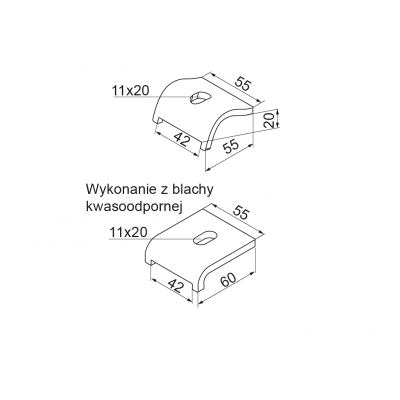 Uchwyt dociskowy UDC 750806 BAKS (750806)