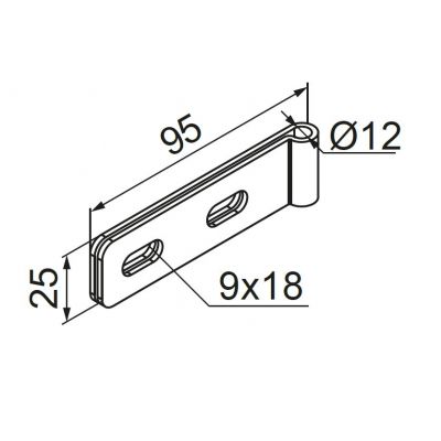 Uchwyt UPW/UPWO 750100 BAKS (750100)