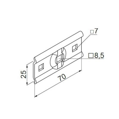 Uchwyt USSP 902300 BAKS (902300)