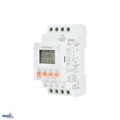 Programator czasowy elektroniczny na szynę 7D A26-TPE2 SCHELINGER (A26-TPE2)