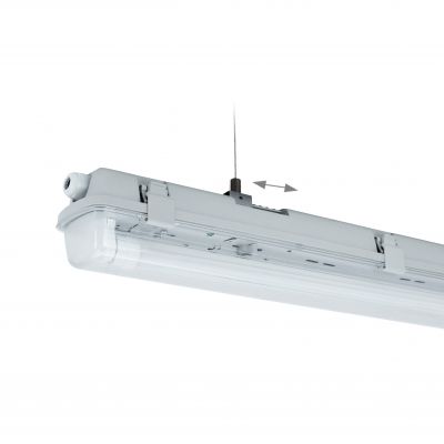 LIMEA LED TUBE  HERMETYK G13 1X120 250V IP65  1320x75x90 MM SZARY H (SLI028032_H)