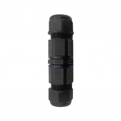 Konektor kablowy prosty z szybkozłączką IP68, 5x4mm2, 400V/20A (OR-AE-13621)