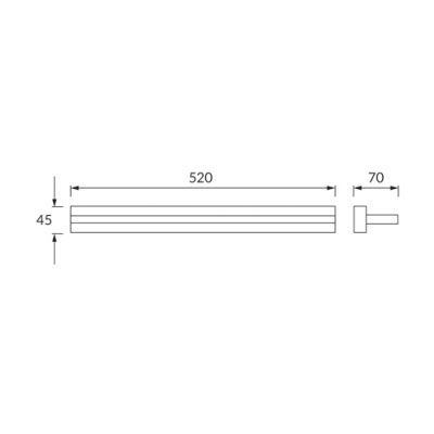 Oprawa dekoracyjna SMD LED REGAL LED 12W CHROME 4000K IDEUS (00009)