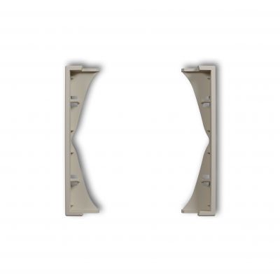 Karlik MINI ramka pośrednia do gniazd podwójnych kolor taupe 60MRP-2 (60MRP-2)