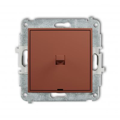 KARLIK MINI Łącznik zwierny jednobiegunowy styl amerykański kolor terakota (63MWPUS-4.1)