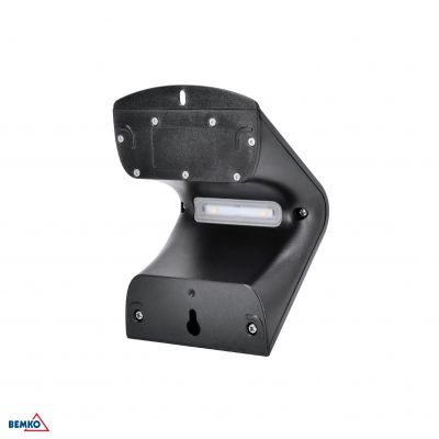 NAŚWIETLACZ LAMPA SOLARNA LED TRINGO 1,5W 220lm 4000K IP65 CZARNY Czujnik ruchu PIR BEMKO (C83-SOT-001BL-PIR)