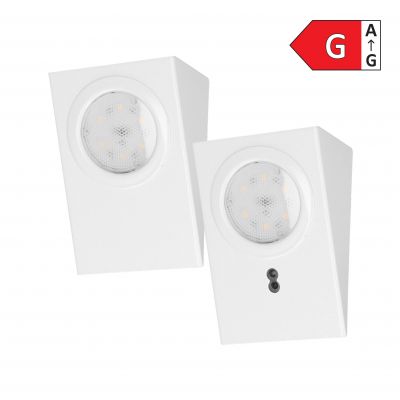 Zestaw opraw podszafkowych MAKAN LED 2,5W, 180lm, 4000K, z wyłącznikiem bezdotykowym, biały (AD-OM-6207L4/W)