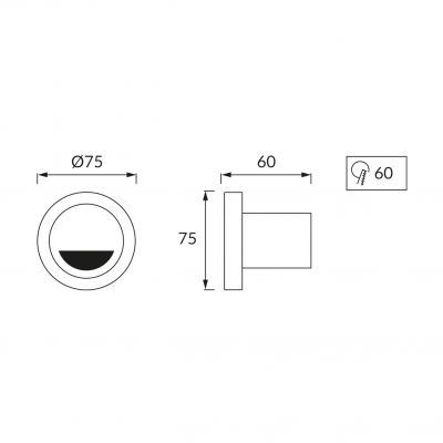 KAMI LED C 3,5W WHITE 5700K (03122)