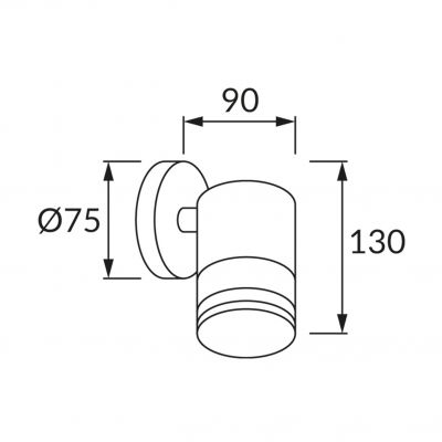 Oprawa hermetyczna TARAS WLL GU10 INOX IDEUS (03569)