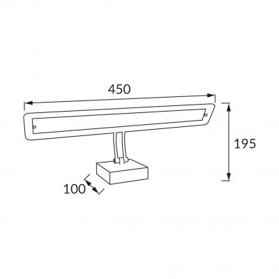 AMELIA LED CHROME 4000K (03056)