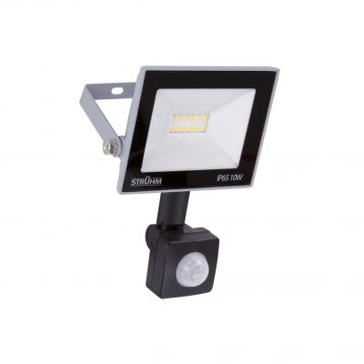 Naświetlacz SMD LED z czujnikiem ruchu KROMA LED S 10W GREY 4500K IDEUS (03772)